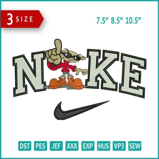 Nike Kids ext Door Number 1 Embroidery Design Files - 3 Size's