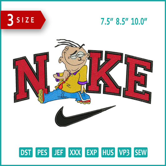 Nike Eddy Embroidery Design Files - 3 Size's