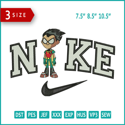 Nike Robin Embroidery Design Files - 3 Size's