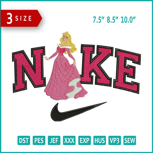 Nike Aurora Embroidery Design Files - 3 Size's