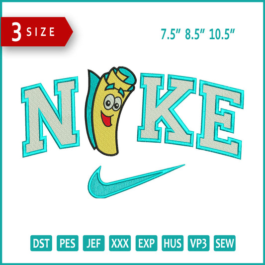 Nike Dora Map Embroidery Design Files - 3 Size's