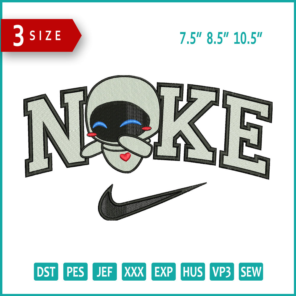 Nike Eva Embroidery Design Files - 3 Size's