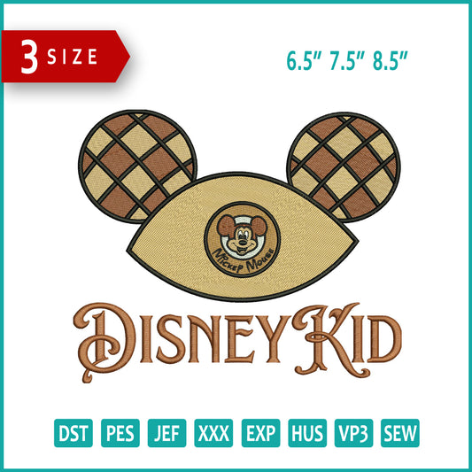 Disney Kid Embroidery Design Files - 3 Size's