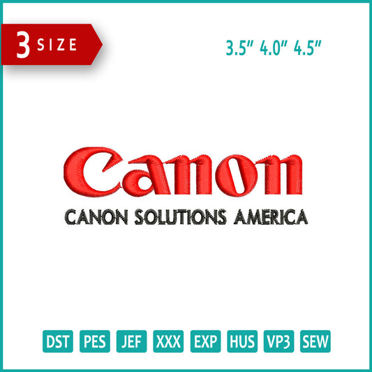 Canon Embroidery Files - 3 Size's