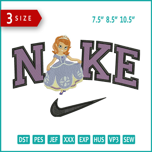 Nike Sofia Embroidery Design Files - 3 Sizes