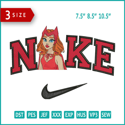 Nike Wanda Embroidery Design Files - 3 Size's