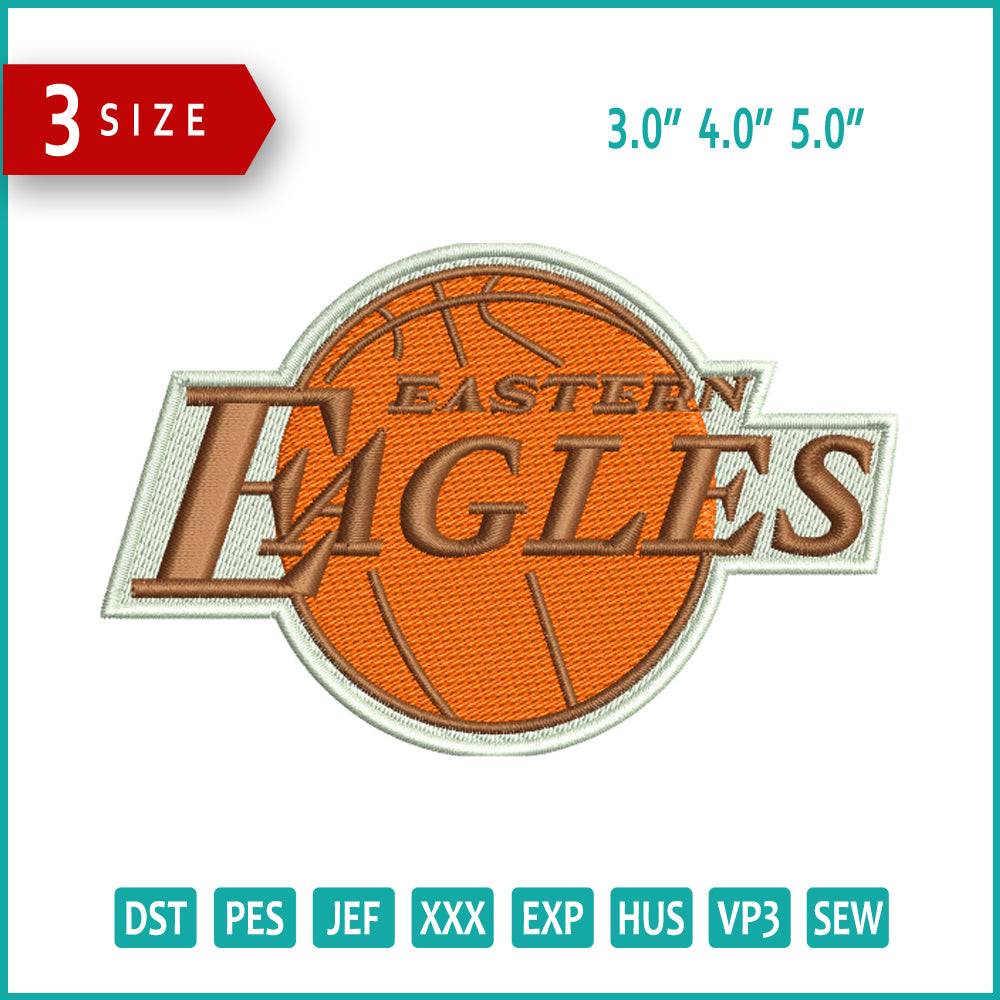 Eastern Eagles Embroidery Design Files - 3 Size's