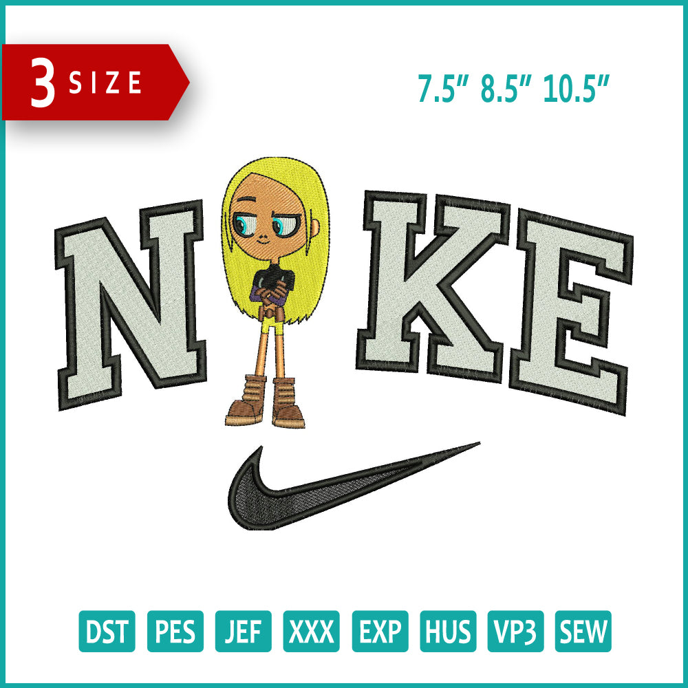 Nike Terra Embroidery Design Files - 3 Size's