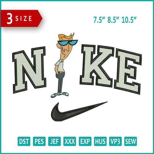 Nike Dexter Dad  Embroidery Design Files - 3 Size's