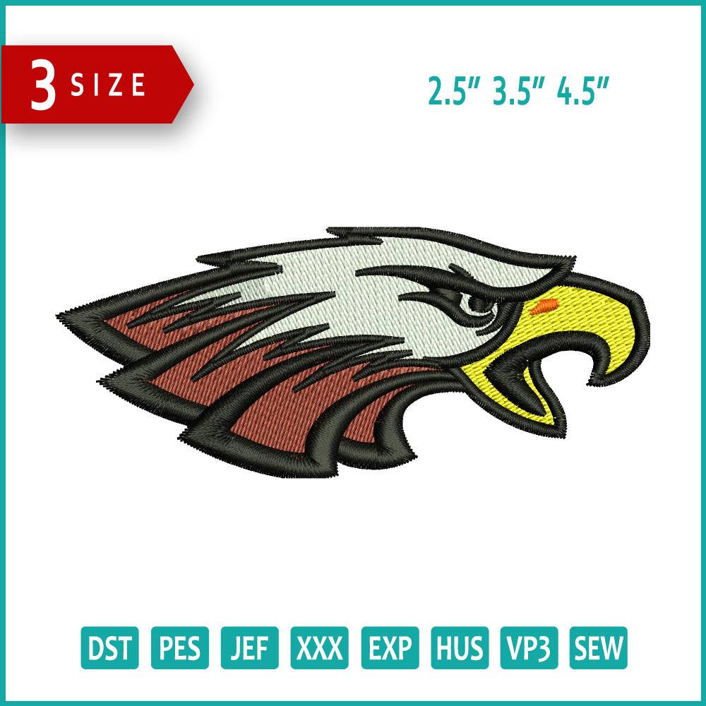 Eagle v3 Embroidery Design Files - 3 Size's