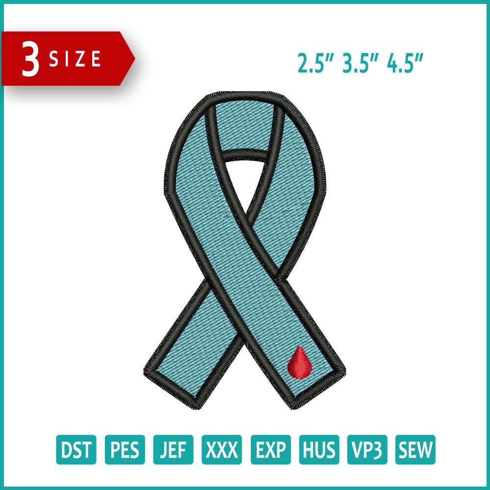 Cancer Sign Embroidery Design Files - 3 Size's