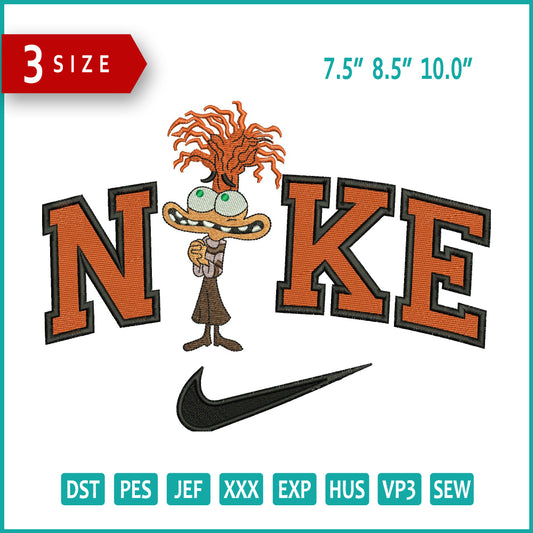 Nike Anxiety Embroidery Design Files - 3 Size's