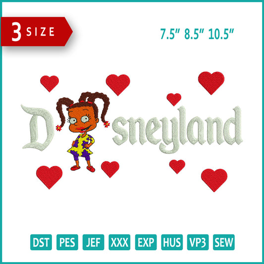 Susie Carmichael Disneyland Embroidery Design Files - 3 Size's