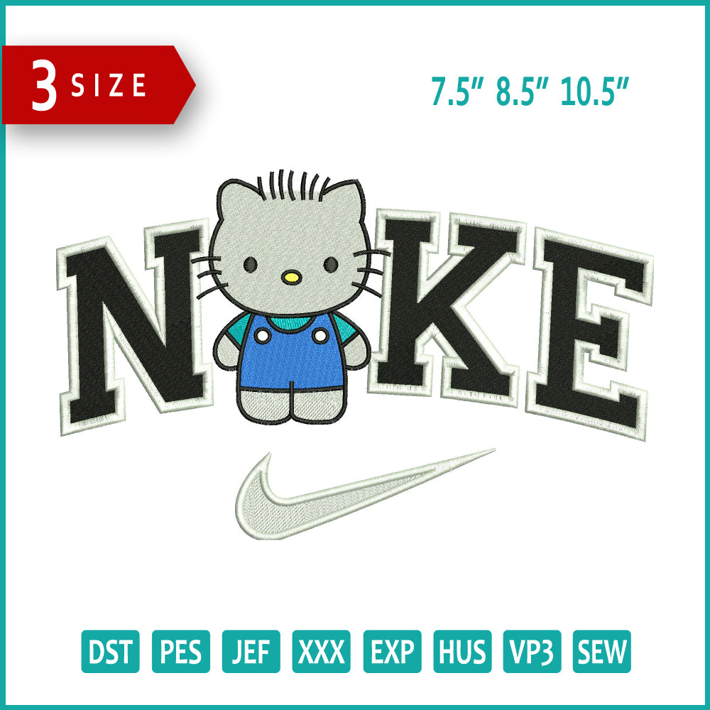 Nike Dear Daniel Embroidery Design Files - 3 Size's