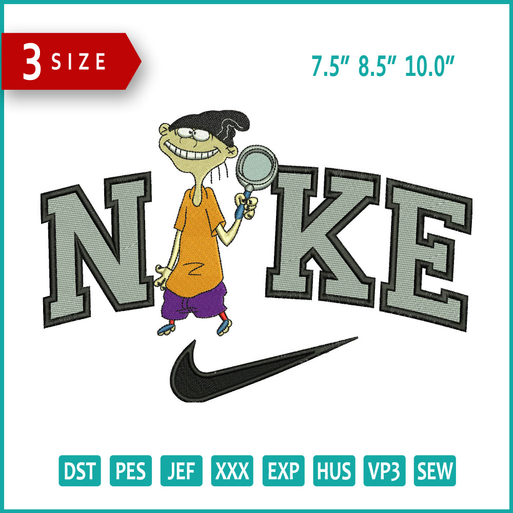 Nike Edd Embroidery Design Files - 3 Size's