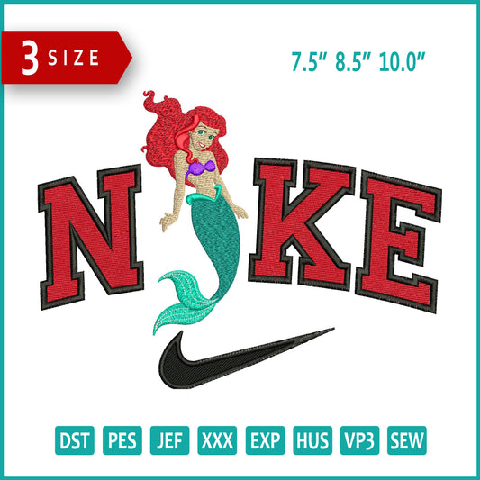 Nike Ariel v4 Embroidery Design Files - 3 Size's