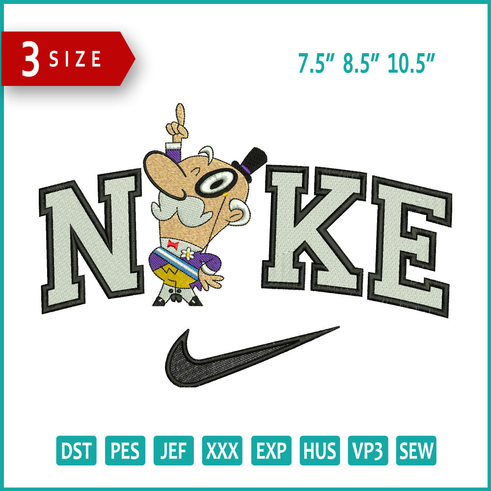 Nike Mayor of Townsville Embroidery Design Files - 3 Size's