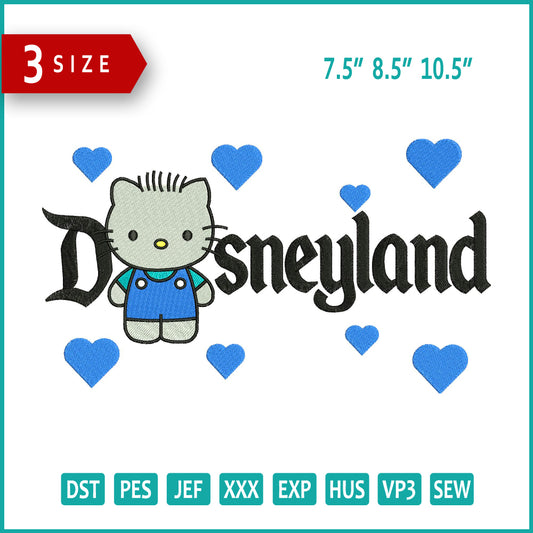 Dear Daniel Disneyland Embroidery Design Files - 3 Size's