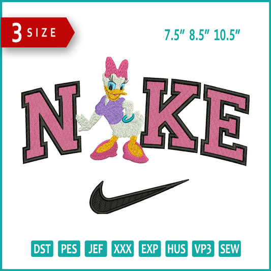 NIke Daisy Duck Full Embroidery Design Files - 3 Sizes