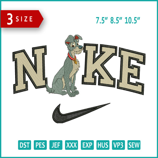 Nike The Tramp Embroidery Design File - 3 Sizes