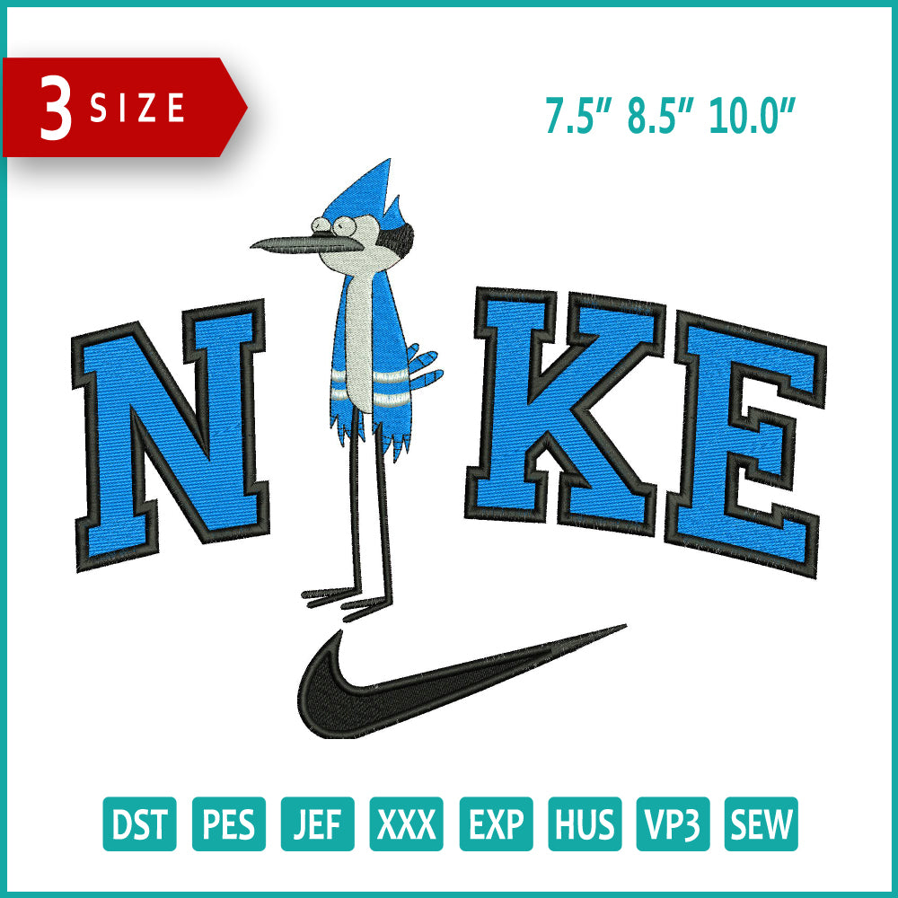 Nike Mordecai Embroidery Design Files - 3 Size's