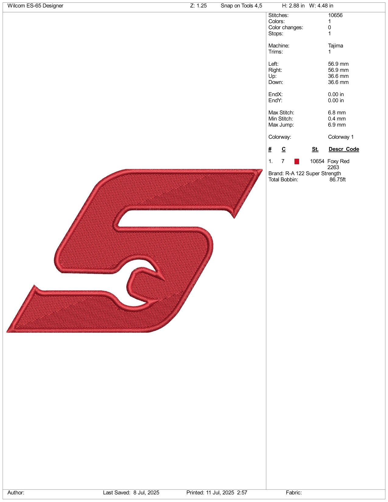 Snap On Tools Logo Embroidery Design Files - 3 Size's