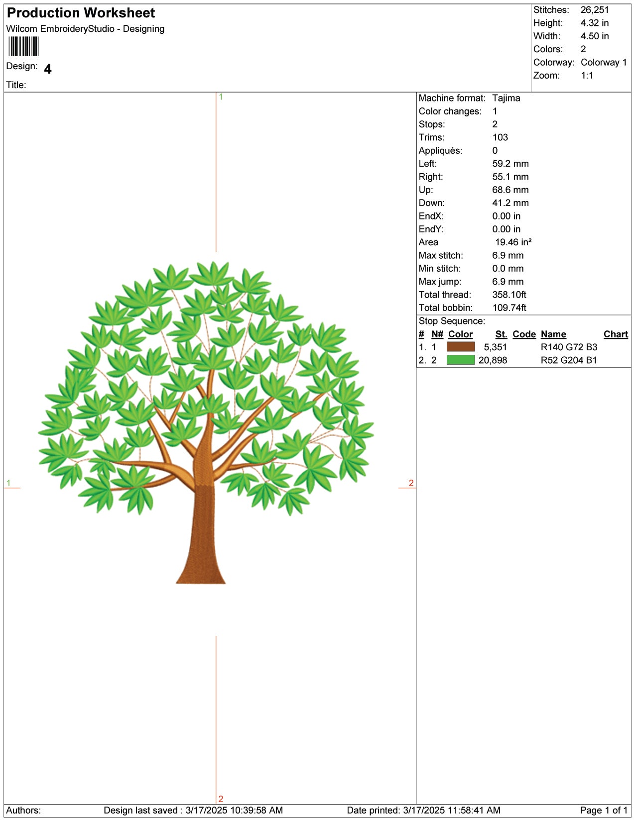 Tree of Life Embroidery Design Files - 9 Size's