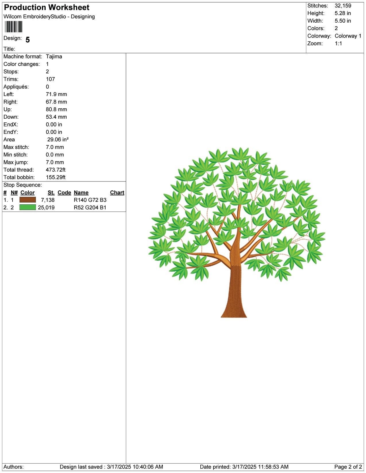 Tree of Life Embroidery Design Files - 9 Size's